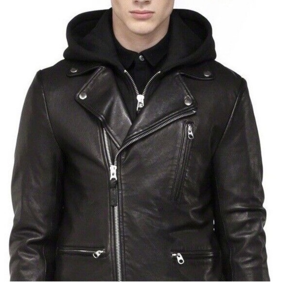 Mackage 2-in-1 Leather Moto Jacket - Picture 1 of 1